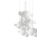 Giopato & Coombes - Bolle Frosted Circular Chandelier 14 Bubbles